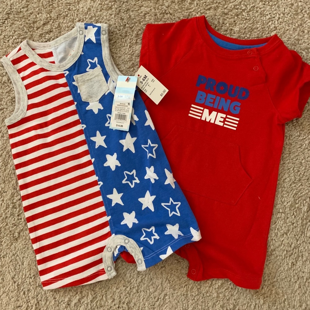 Patriotic Rompers